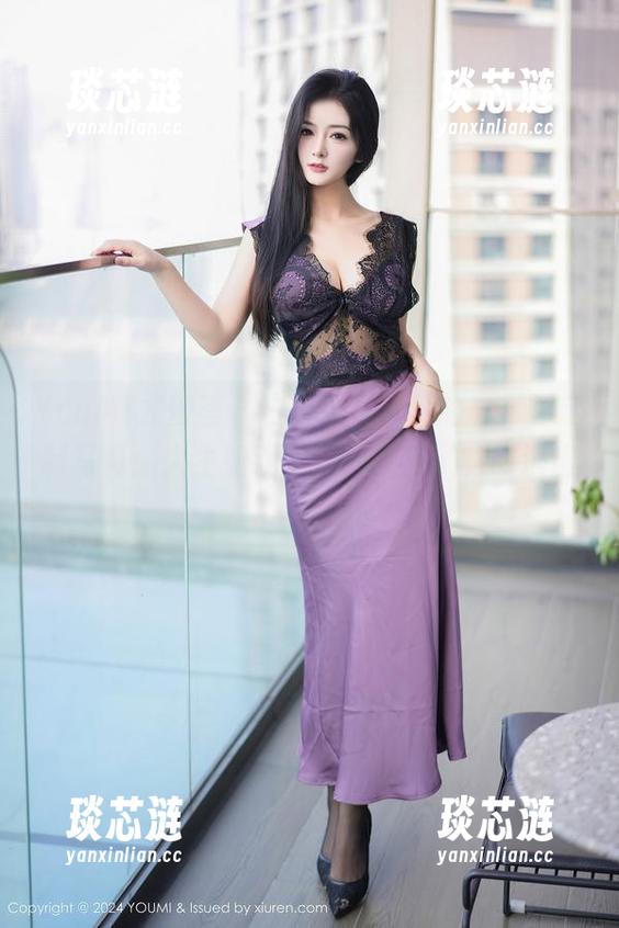 YouMi尤蜜荟 - 白茹雪Abby的白衬衫定制写真：人生如戏，别让我成了临时演出！