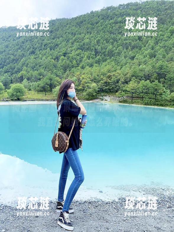 微密圈 - 林子琳喵的最新写真，油亮得让我直想问她是怎么养眼的。